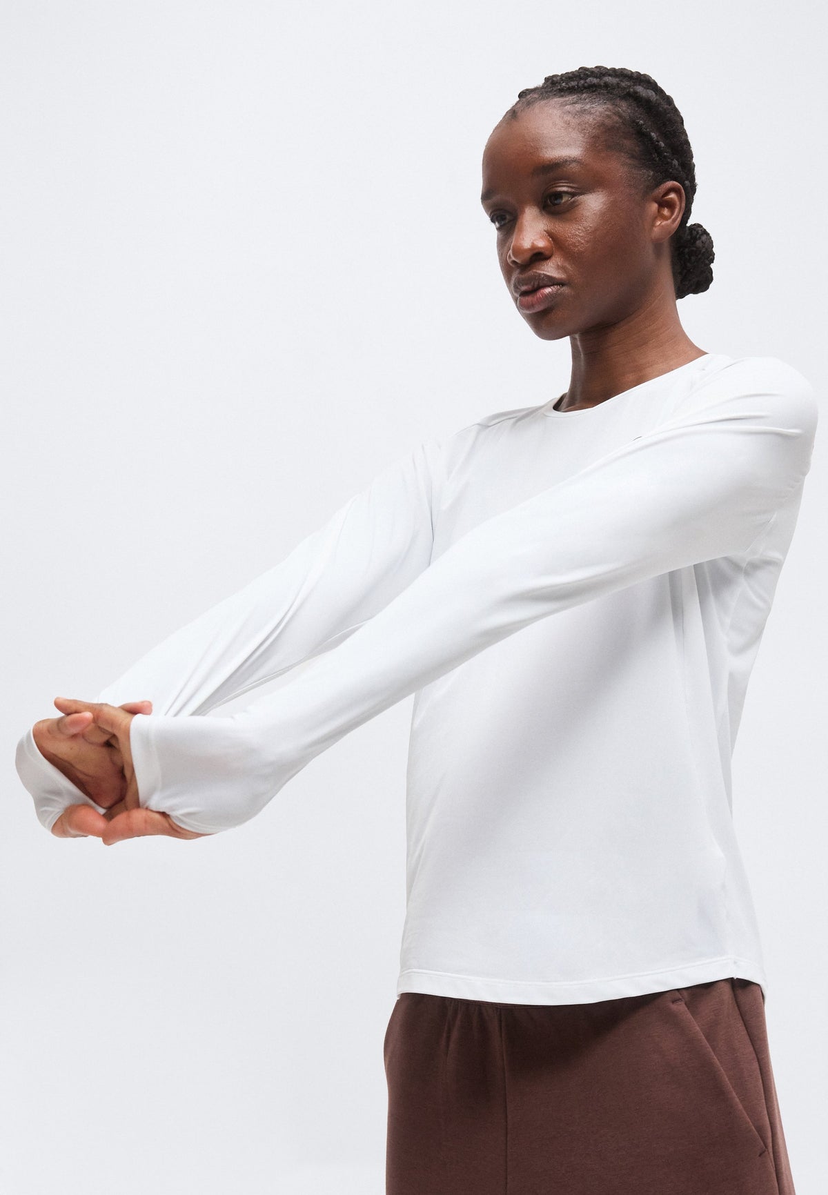 T-Shirt Manches Longues Radiant Techcold Blanc
