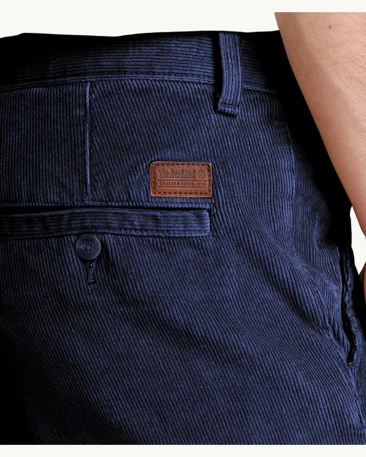 Pantalon plissé en velours Naval Academy