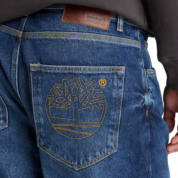 Pantalon en jean 5 poches (Baggy) Midnight Sky Wash