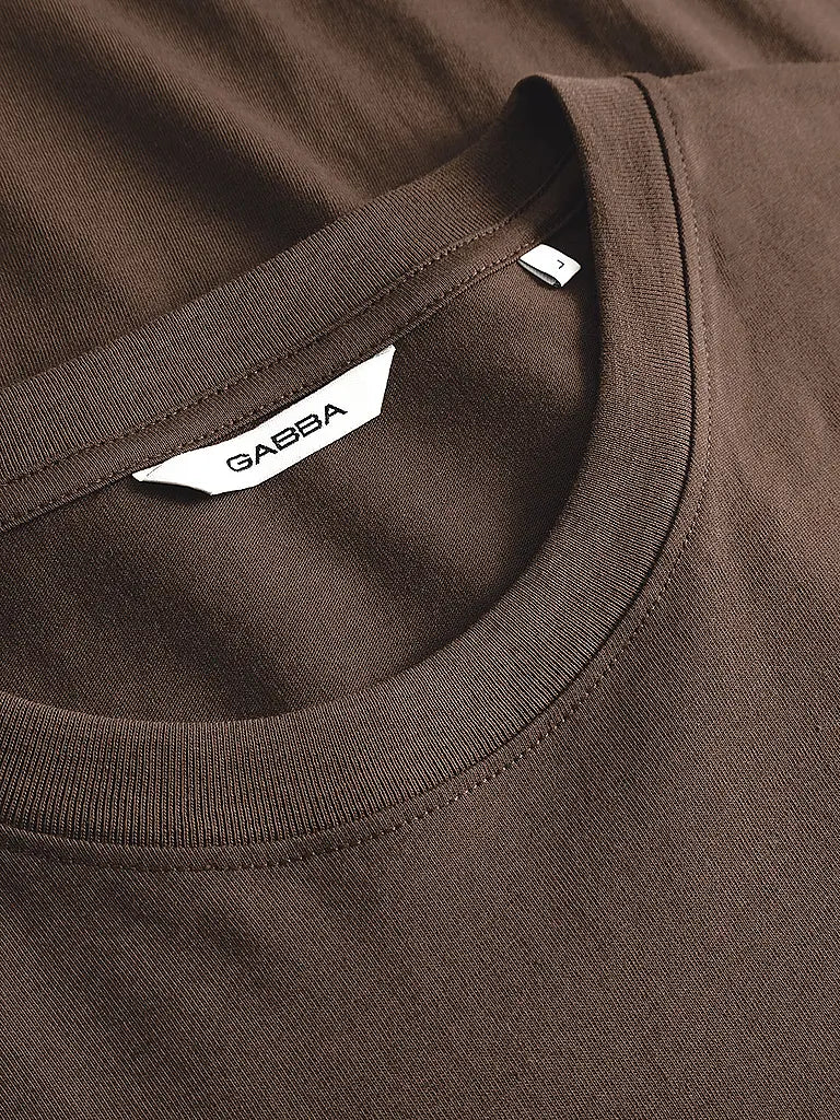 T-Shirt Gabdune Brown Slate