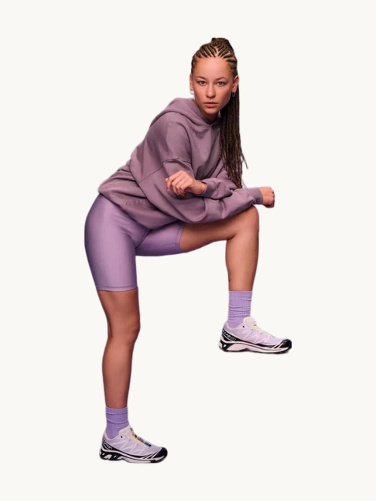 Active Bike Shorts Pearly Purple