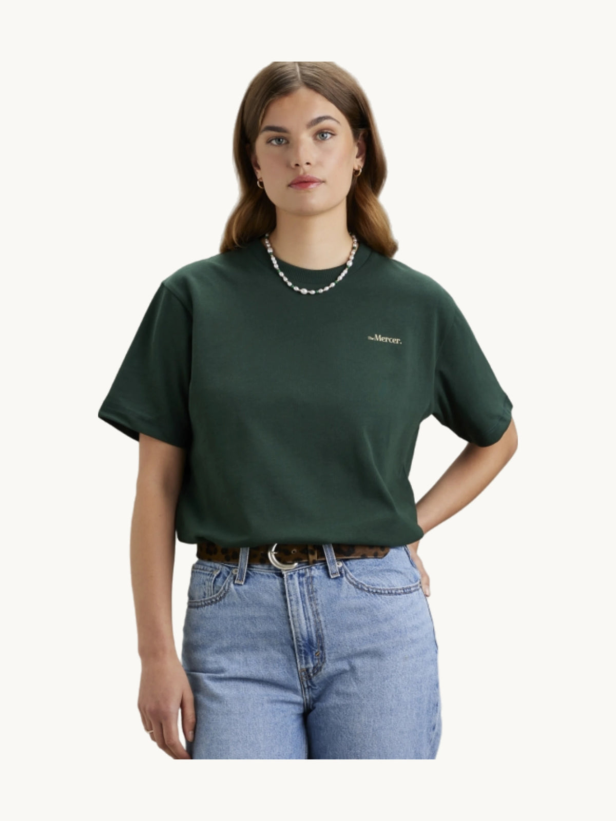 The Mercer Heavy Tee Green