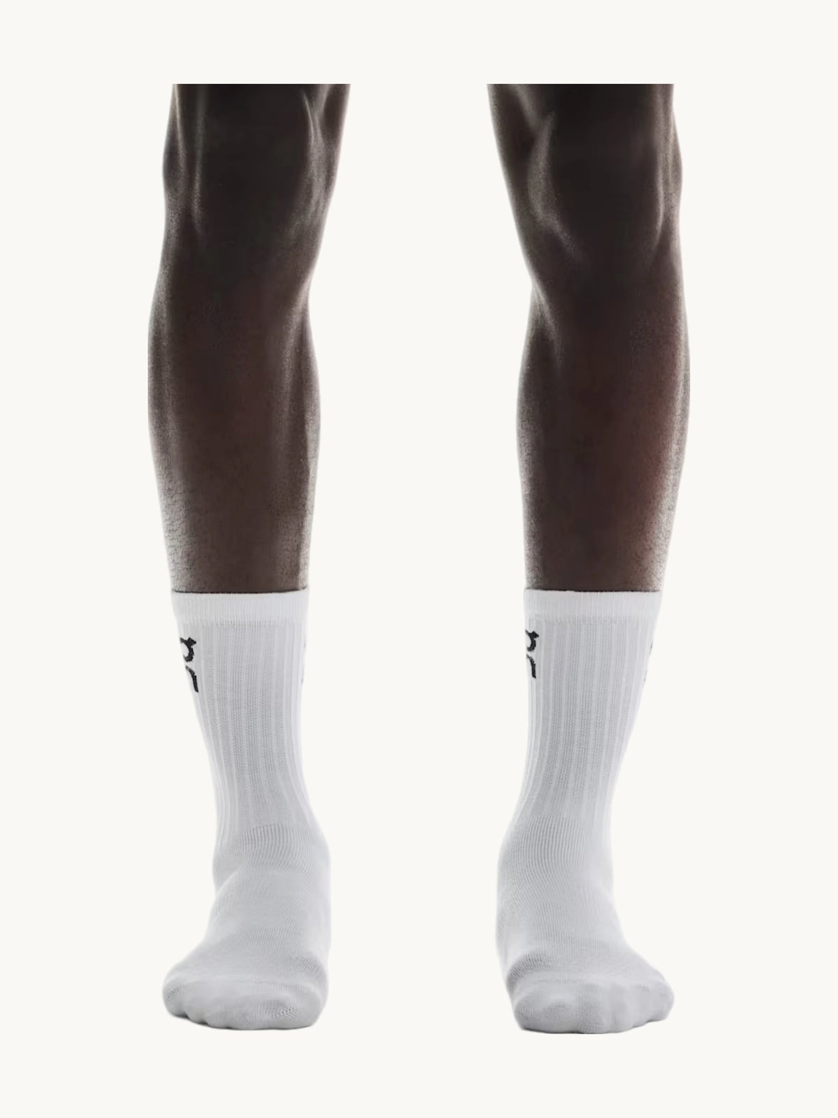 Logo Sock High 3P Unisex White