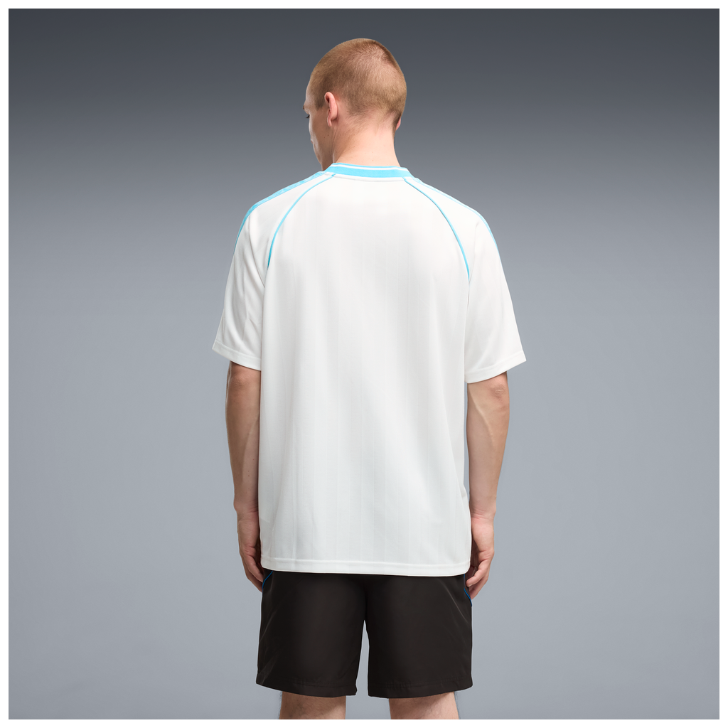 Maillot OM King SS Archive White Bright Aqua