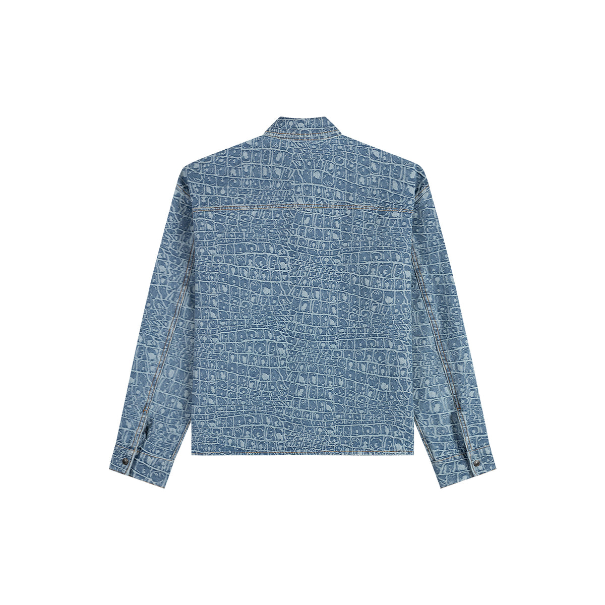 Chemise En Jean Croc Jacquard