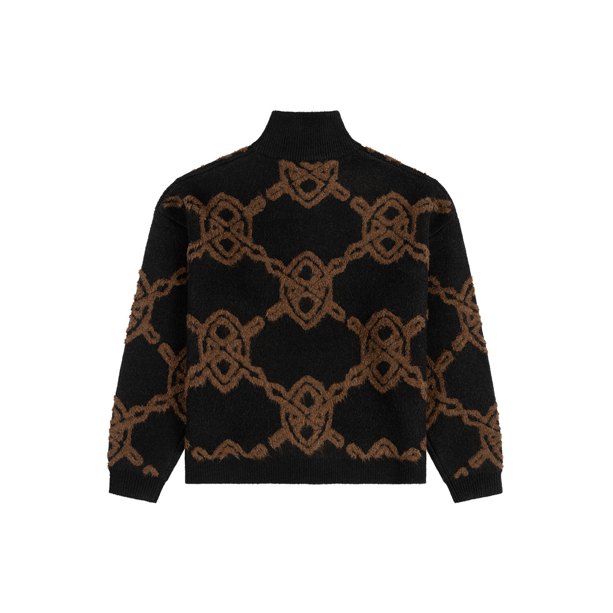 Pull Zippé en Maille Shield