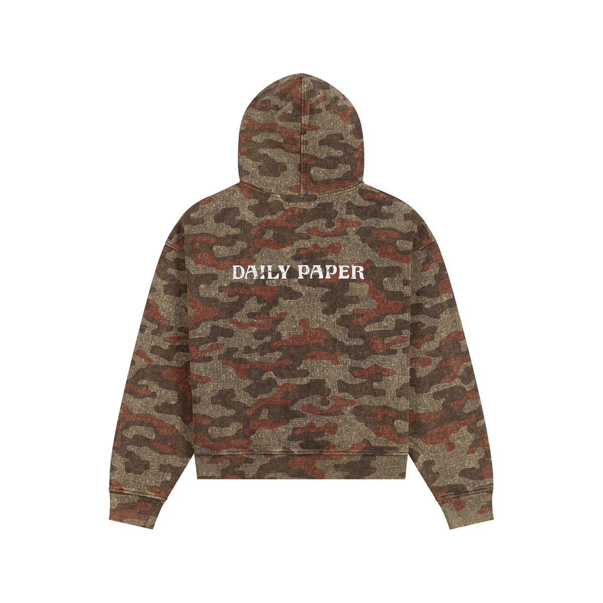 Sweat à Capuche Boxy Camo