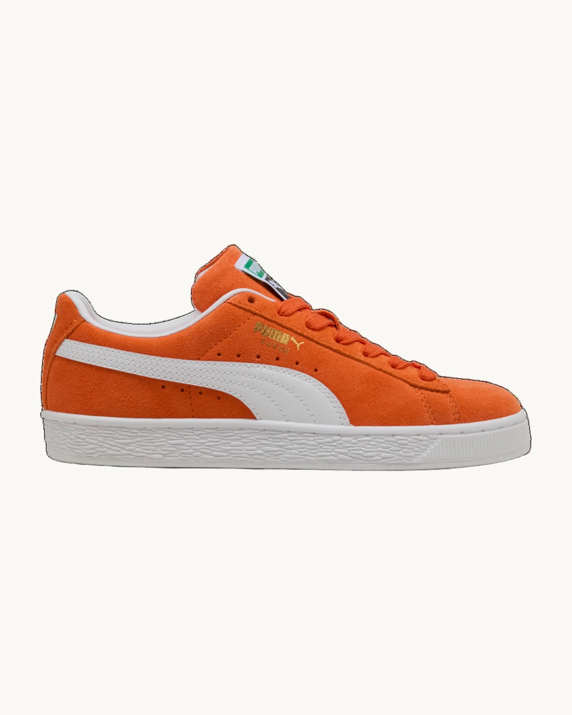 Suede Classic Cayenne Pepper White
