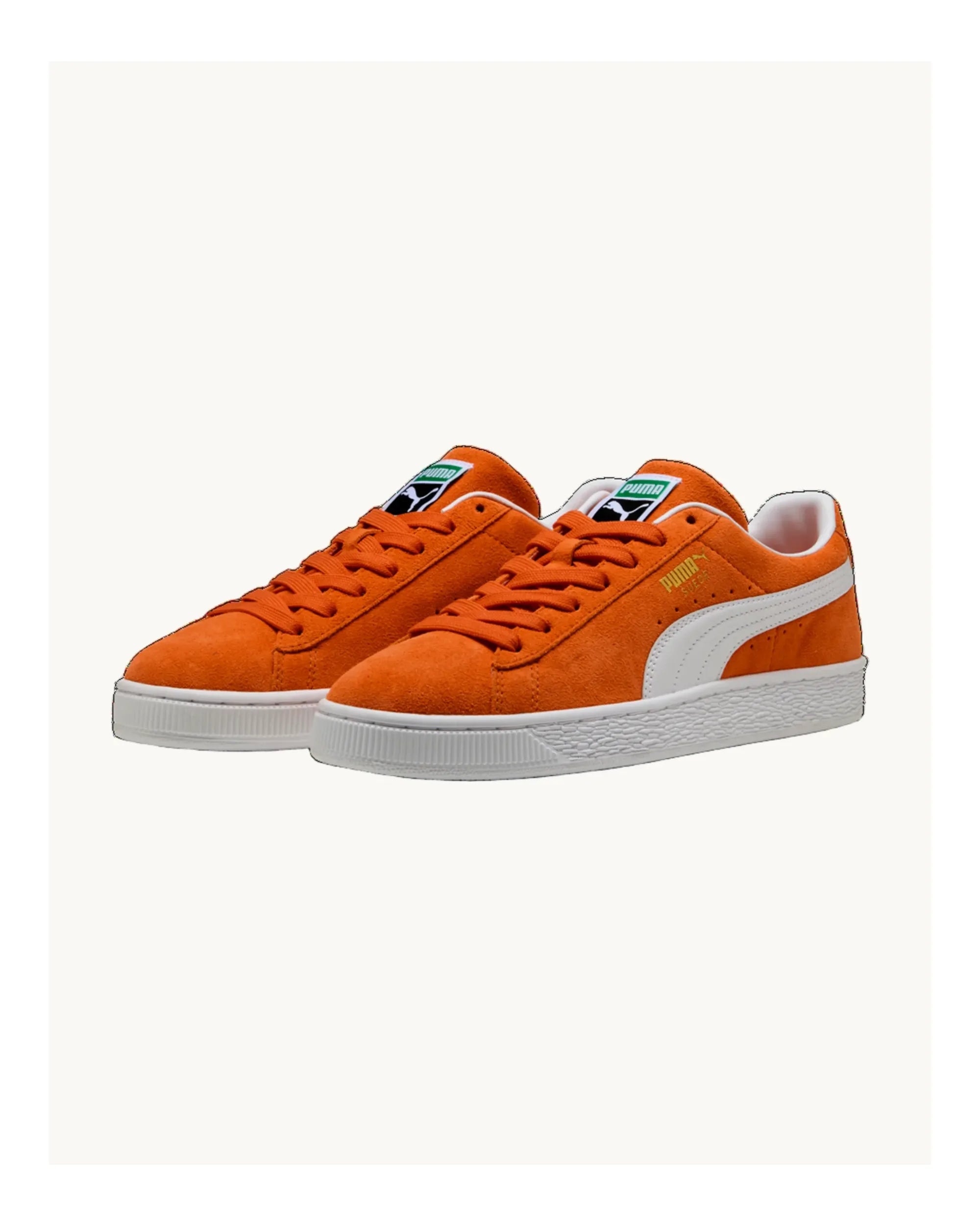 Suede Classic Cayenne Pepper White