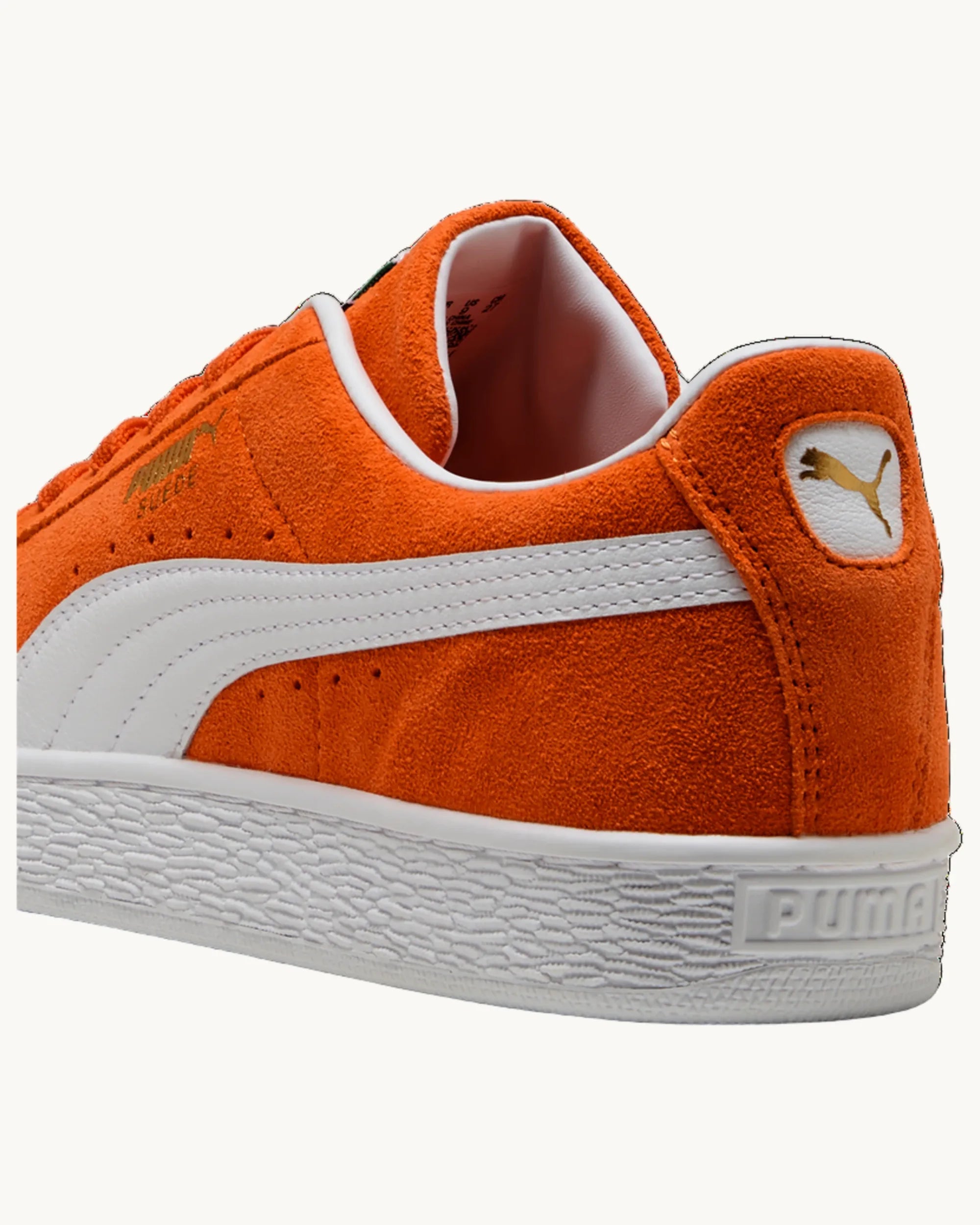 Suede Classic Cayenne Pepper White