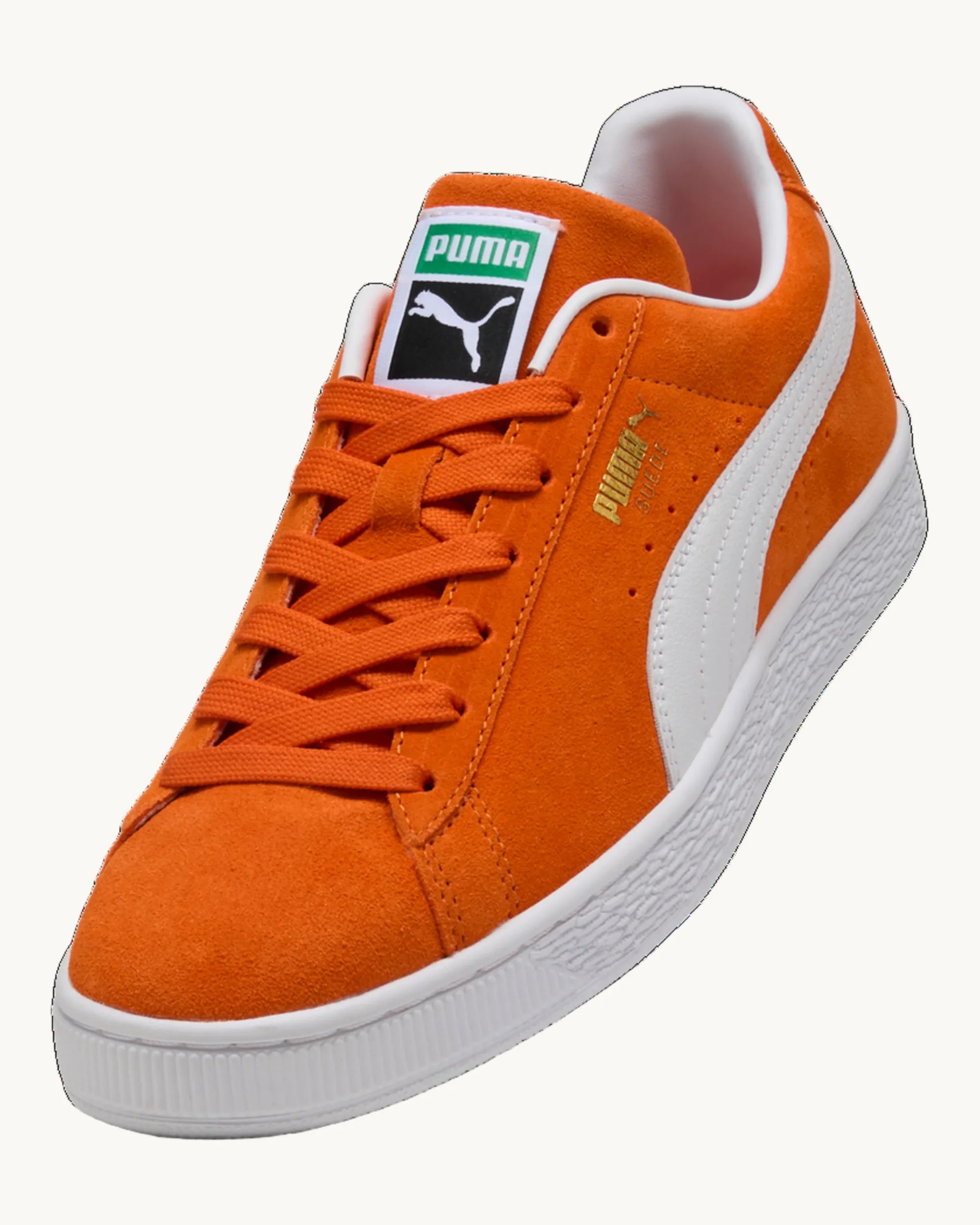 Suede Classic Cayenne Pepper White
