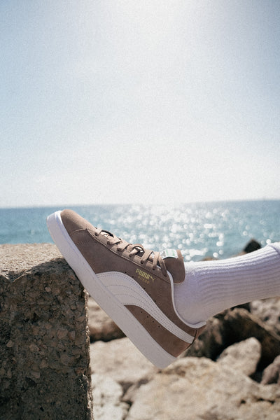Suede Classic Haute Coffee White