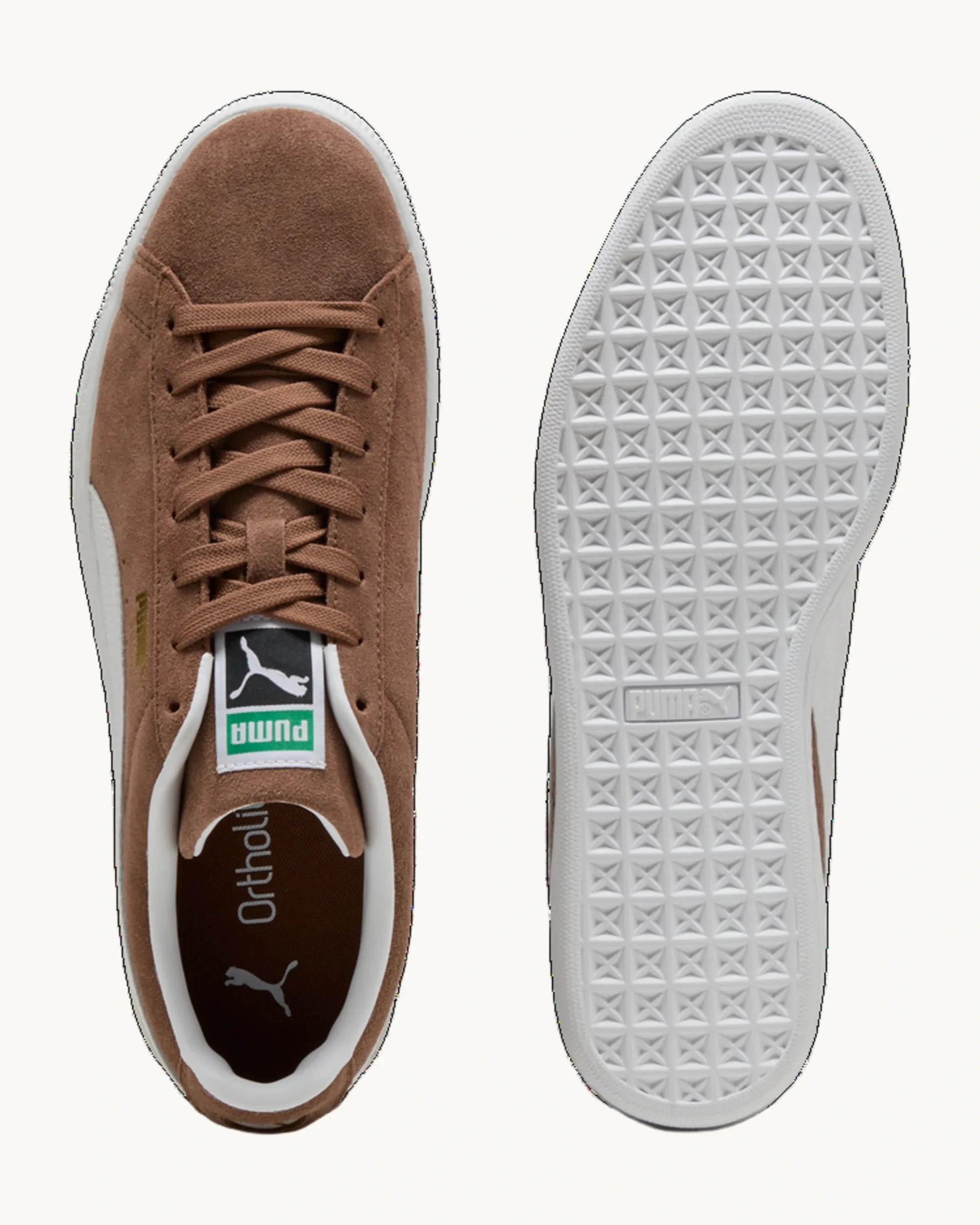 Suede Classic Haute Coffee White
