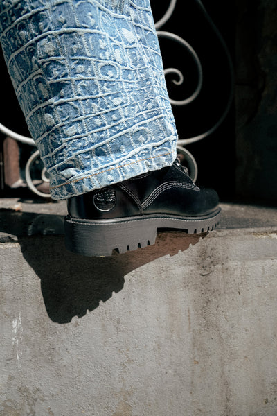 Chaussures Timberland Heritage cuir pleine fleur noir