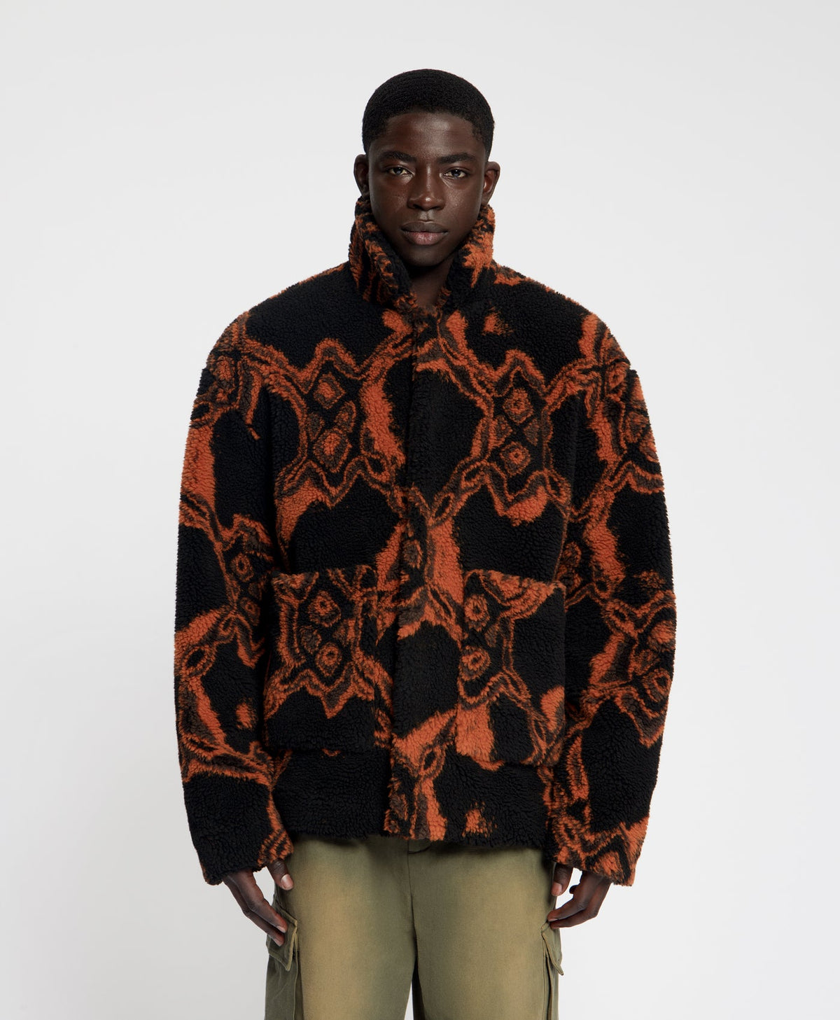 Veste en Fourrure Burned Shield
