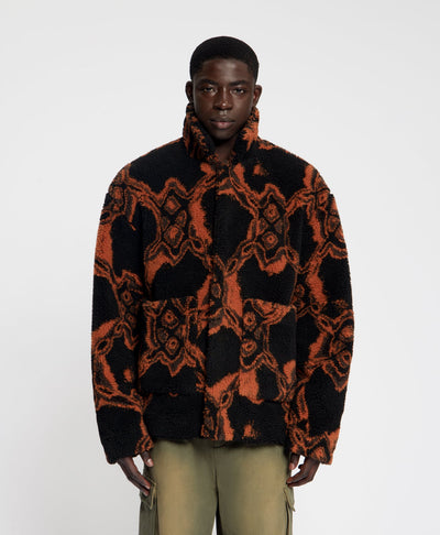 Veste en Fourrure Burned Shield