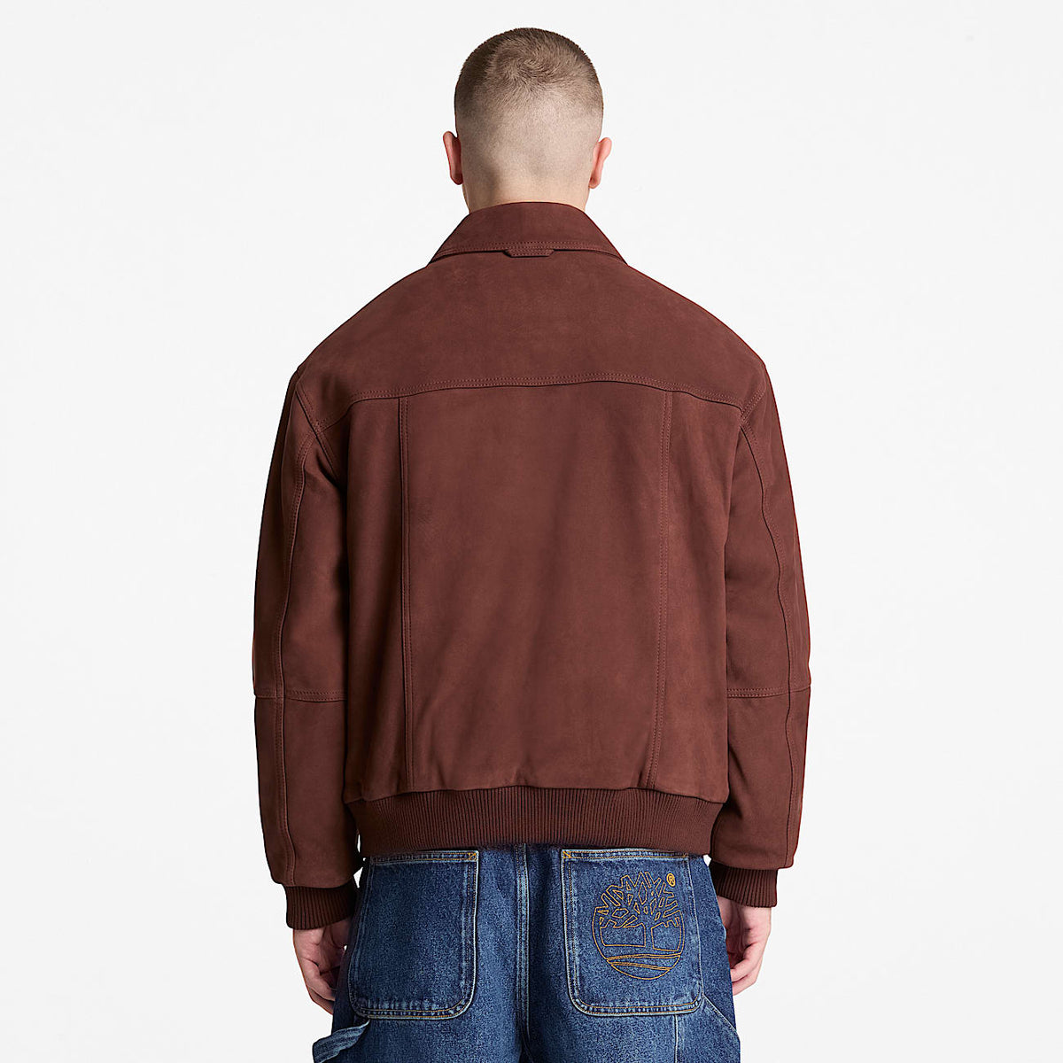 Blouson aviateur cuir Chicory Coffee