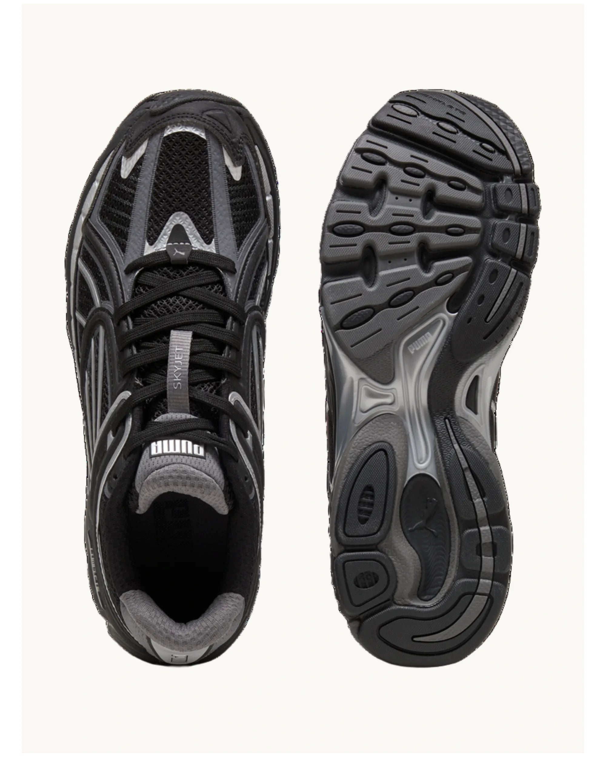 Skyjet Black Cool Dark Gray Silver