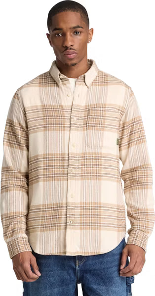 Chemise en flanelle à carreaux (Regular) White Smoke YD