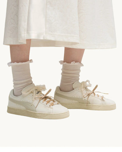 Suede Bloom Wns Frosted Ivory Silver Fog