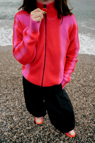 Pull Fisherman Curve Zip Up