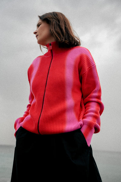 Pull Fisherman Curve Zip Up