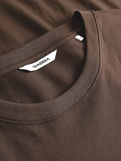 T-Shirt Gabdune Brown Slate