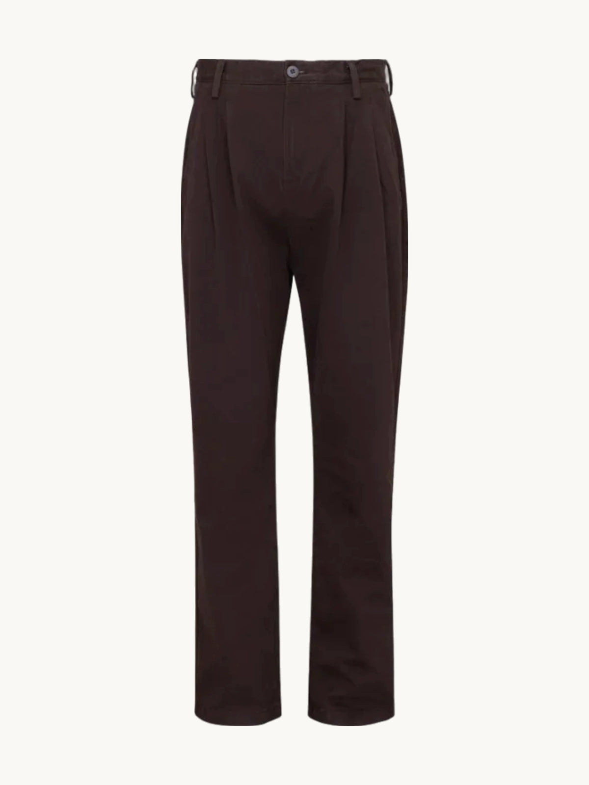 Pantalon Peached Heavy Twill Pleated MOLE