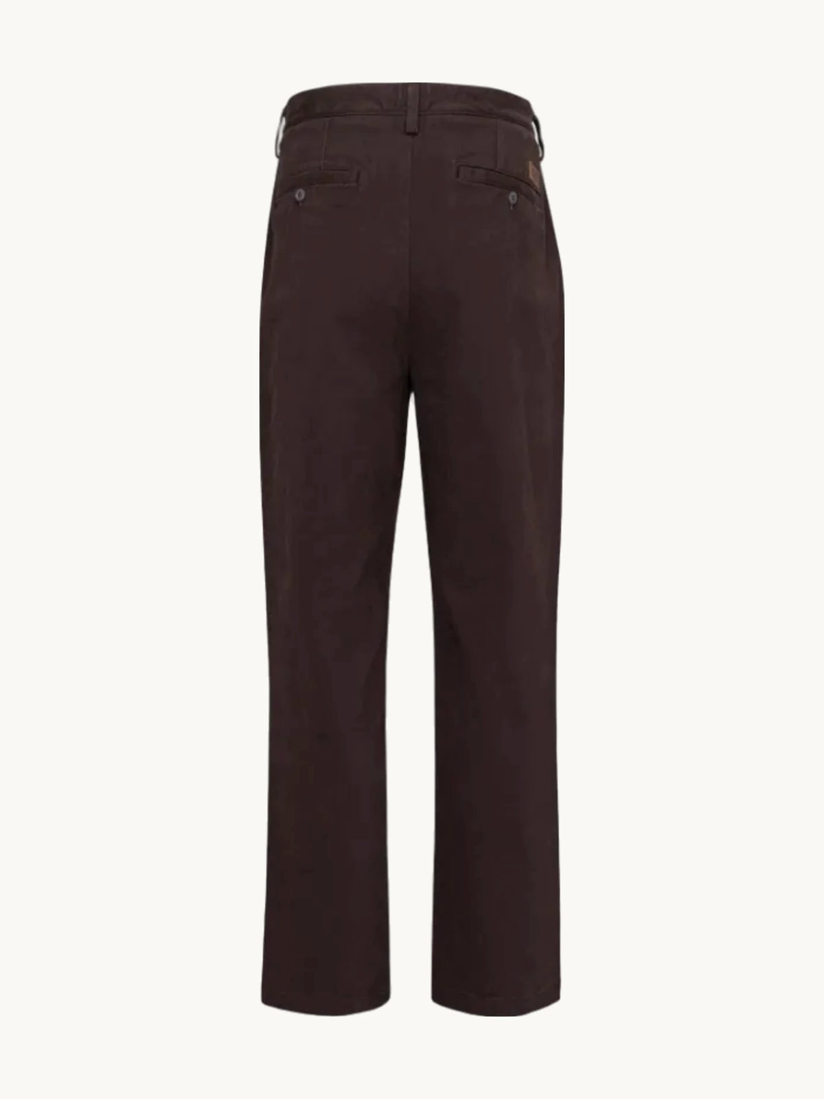 Pantalon Peached Heavy Twill Pleated MOLE