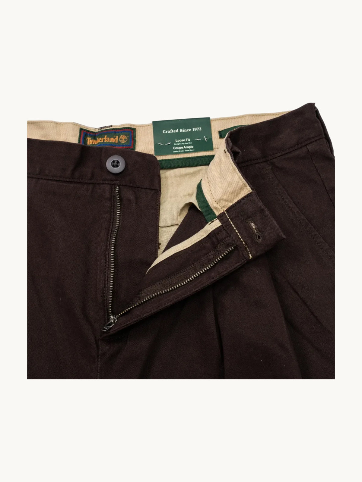 Pantalon Peached Heavy Twill Pleated MOLE