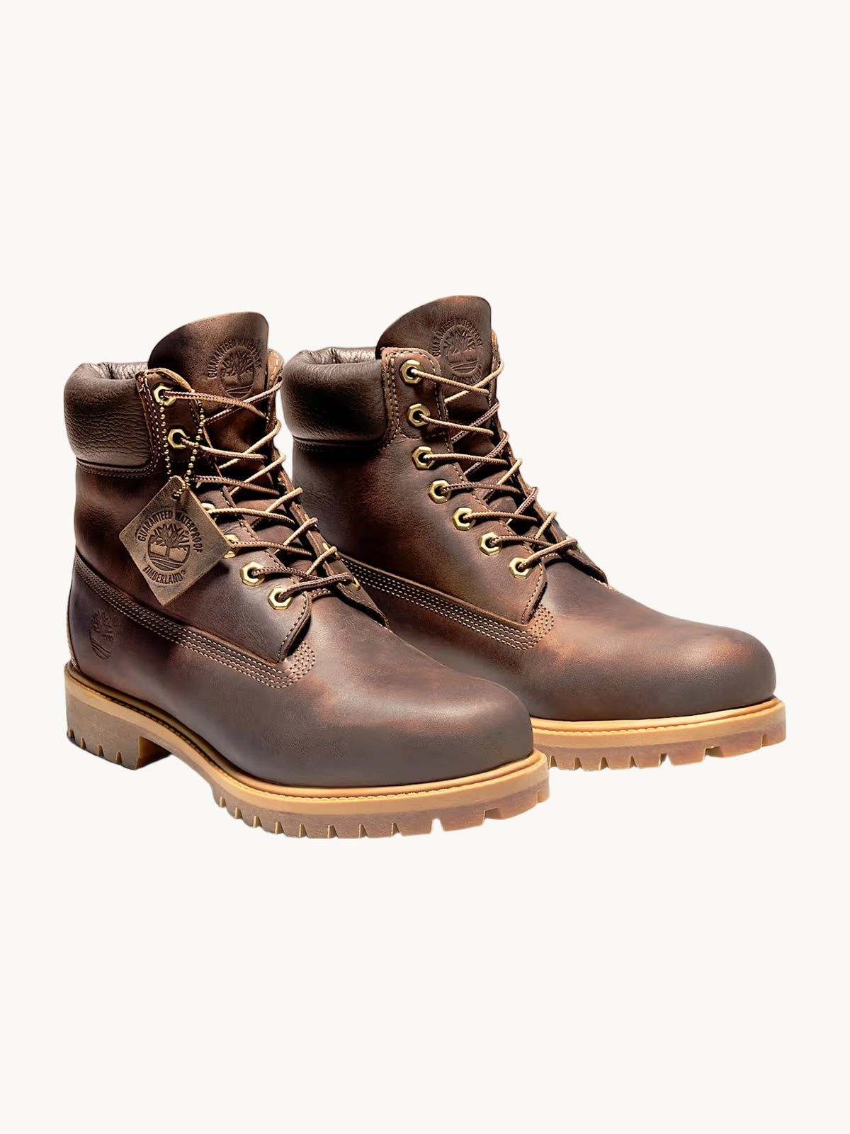 Bottes Timberland Premium imperméables marron