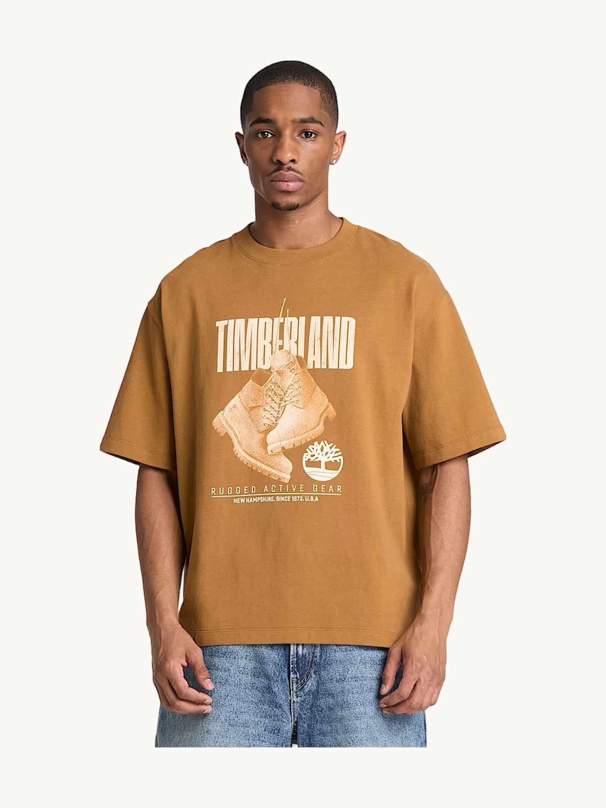 T-shirt à motif SS Dark Wheat Boot #10061