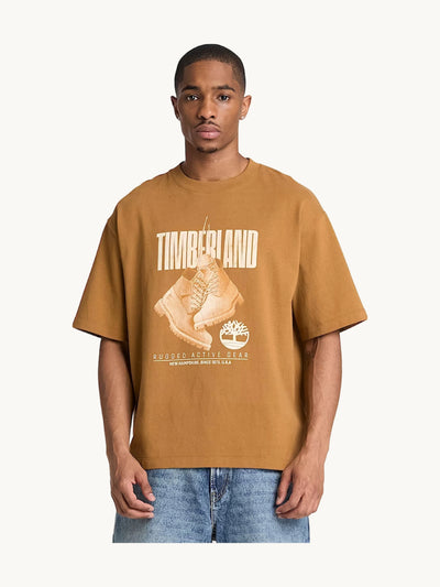 T-shirt à motif SS Dark Wheat Boot #10061