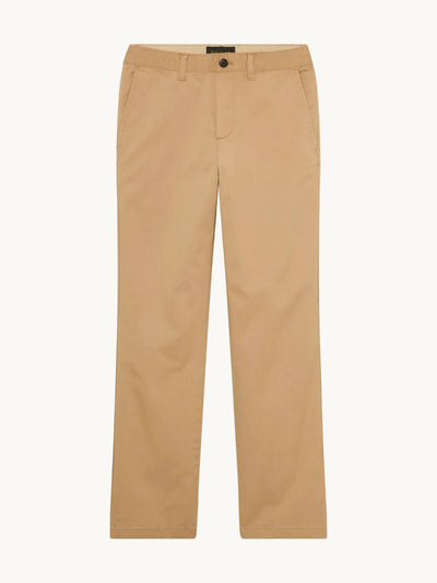 Pantalon Peached Heavy Twill Pleated TANNIN