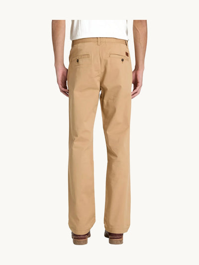 Pantalon Peached Heavy Twill Pleated TANNIN