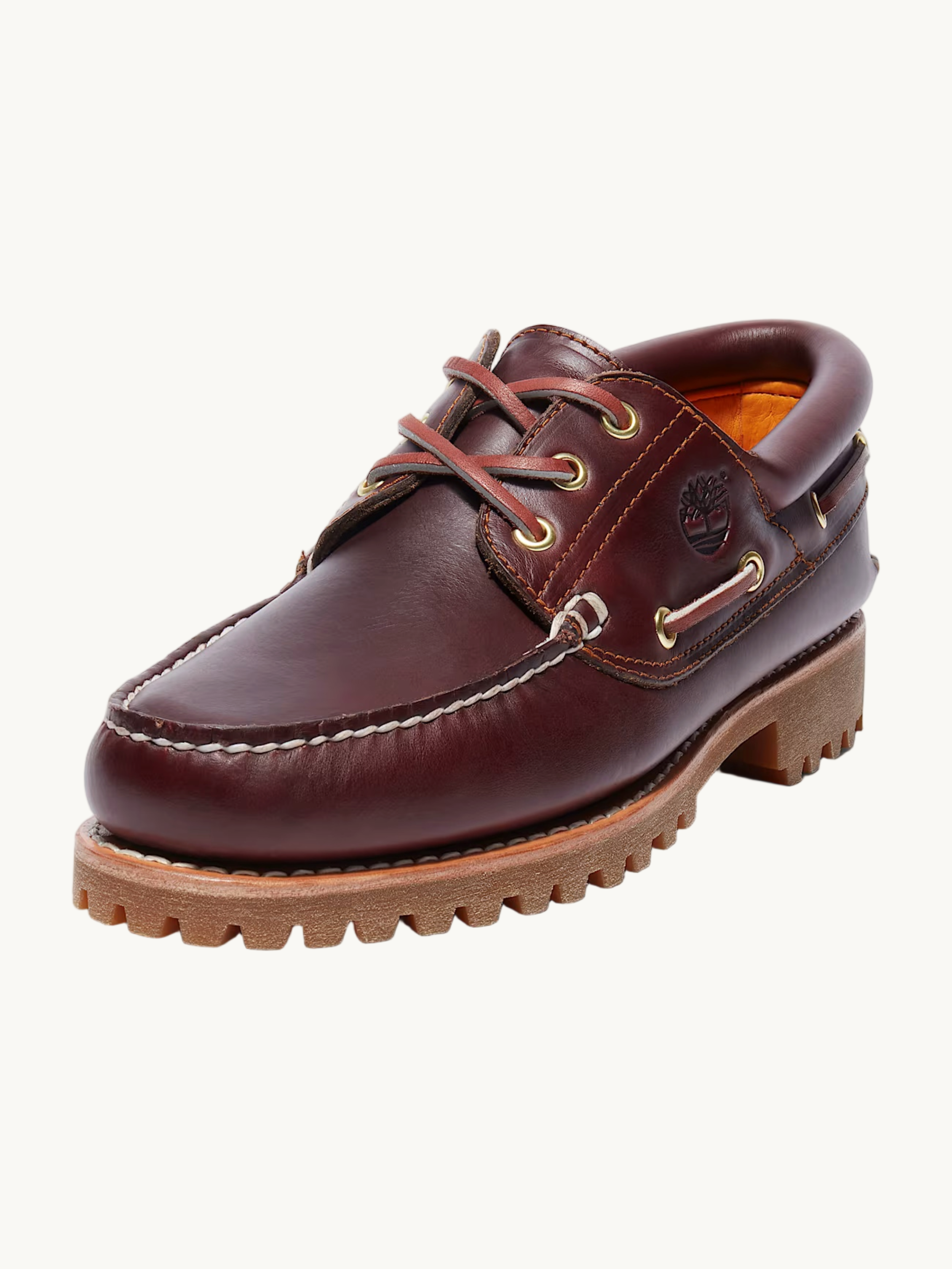 Chaussure bateau bordeaux