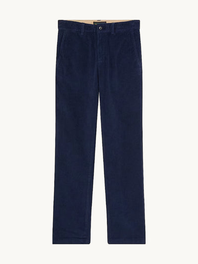 Pantalon plissé en velours Naval Academy