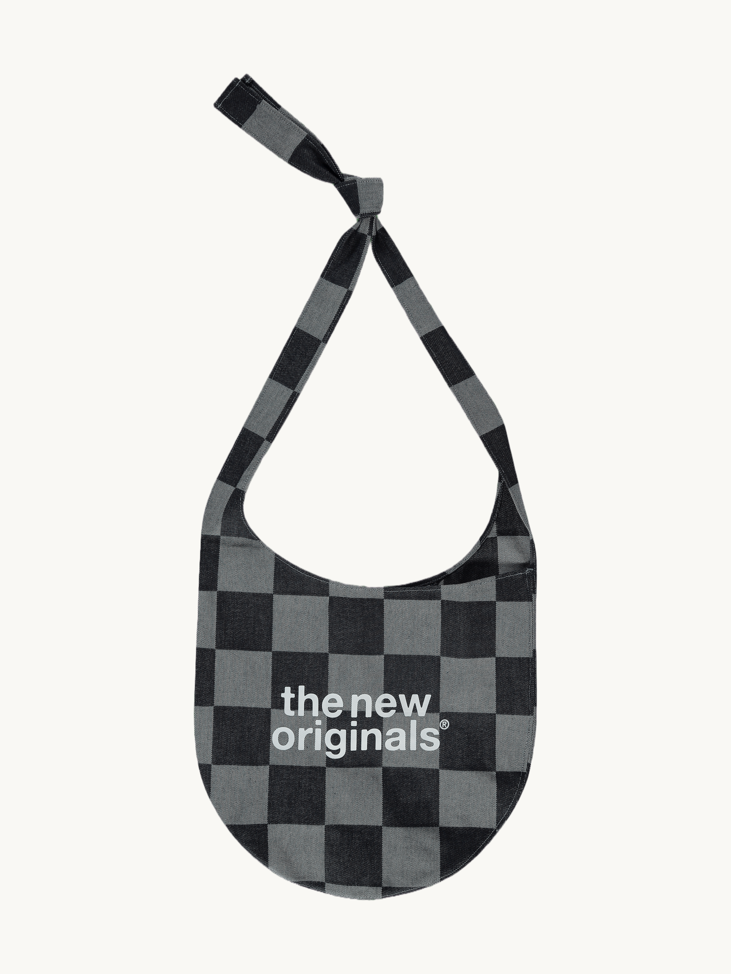 Sac Emblem Checkered Raw Denim