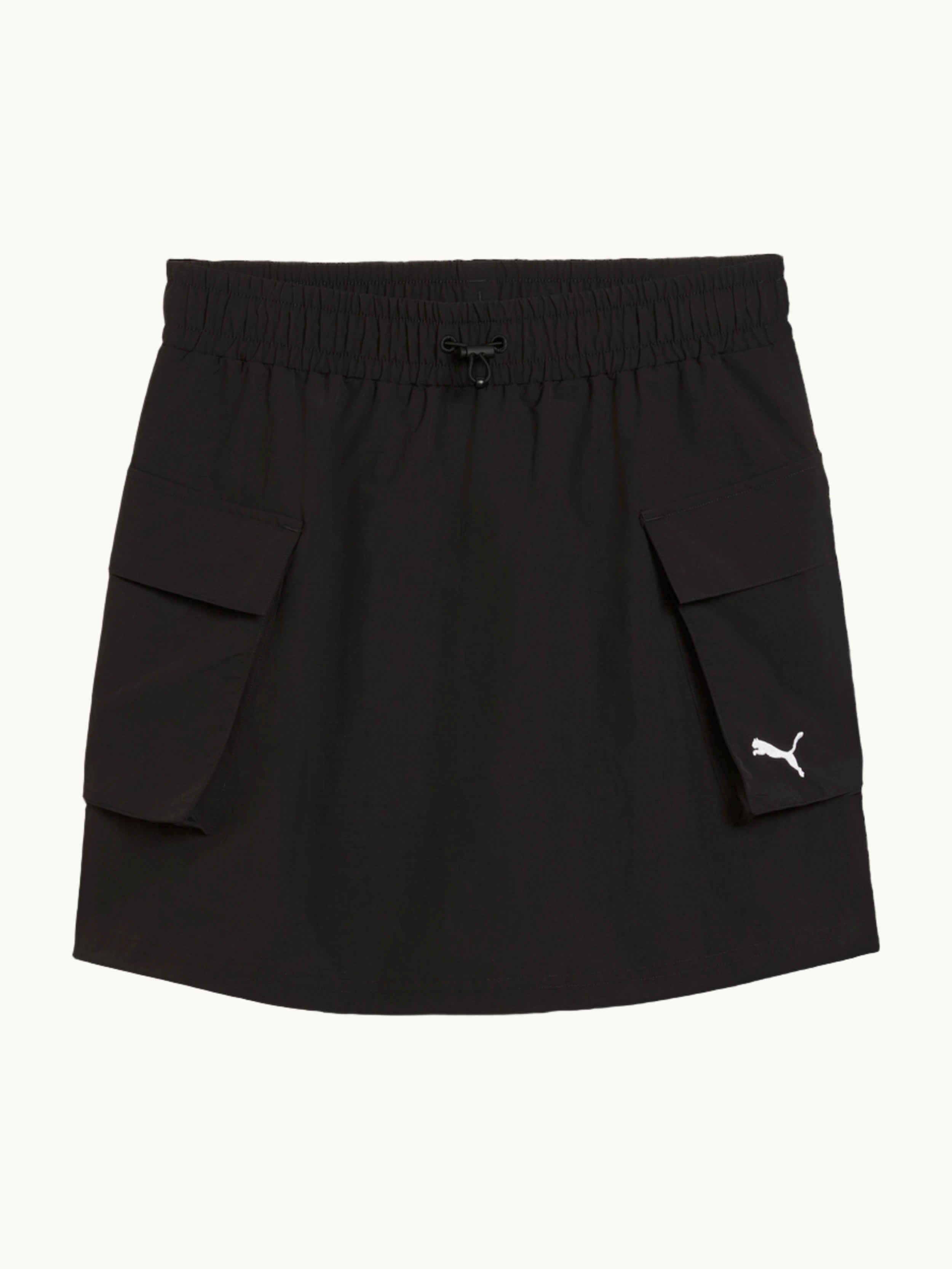 Jupe courte cargo noire