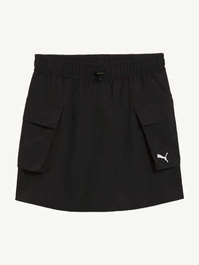 Jupe courte cargo noire