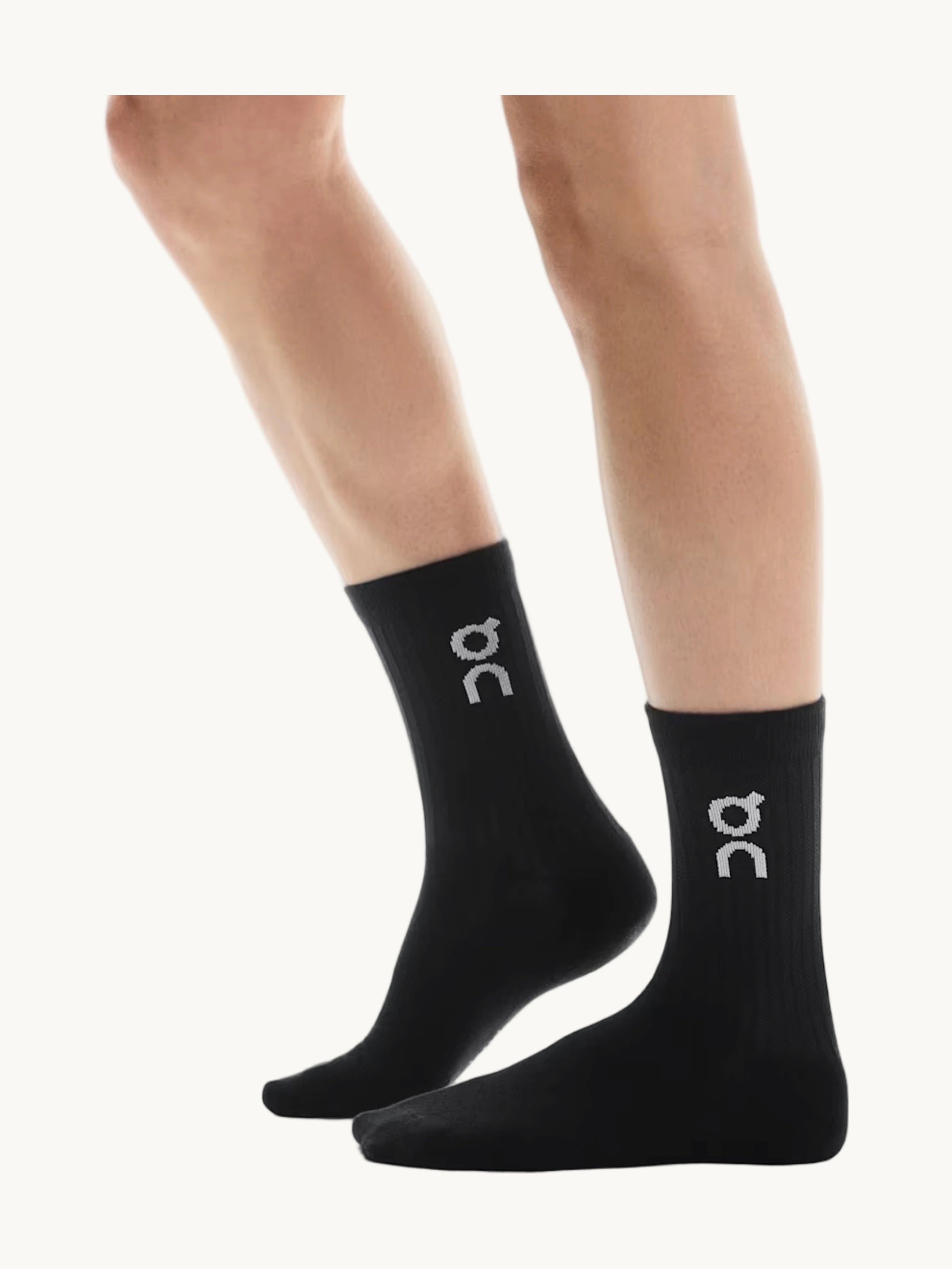 Logo Sock High 3P Unisex Black