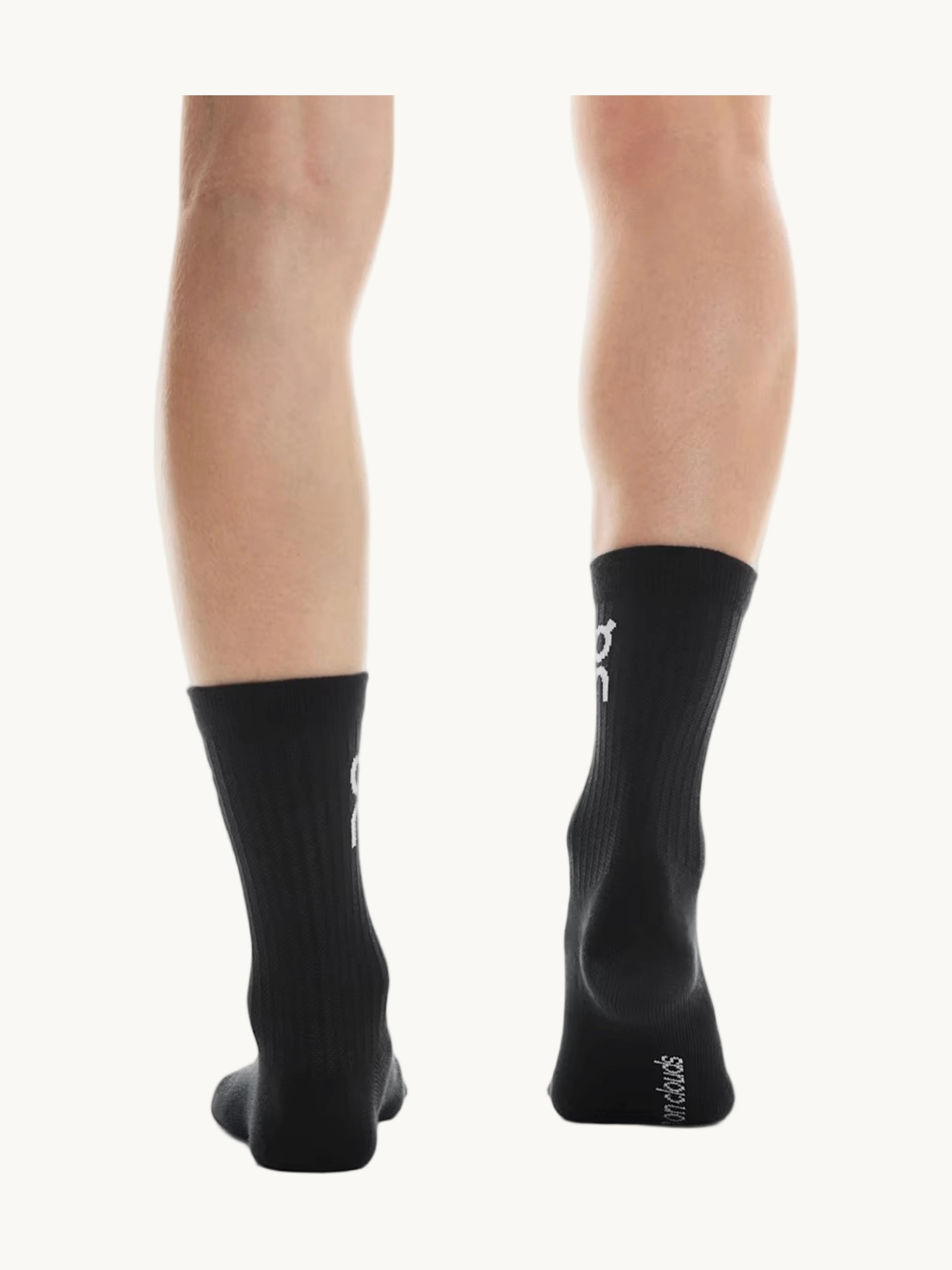 Logo Sock High 3P Unisex Black