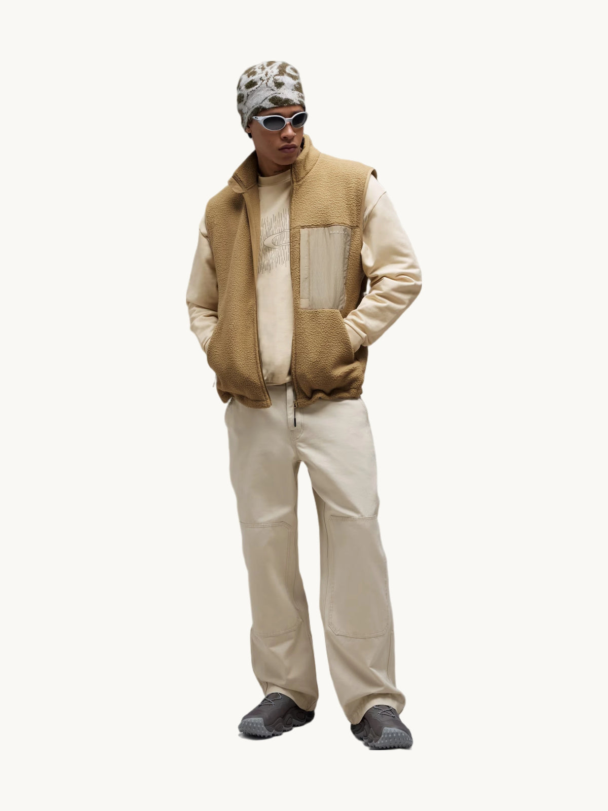 Veste Snowdrift Sherpa Pebble