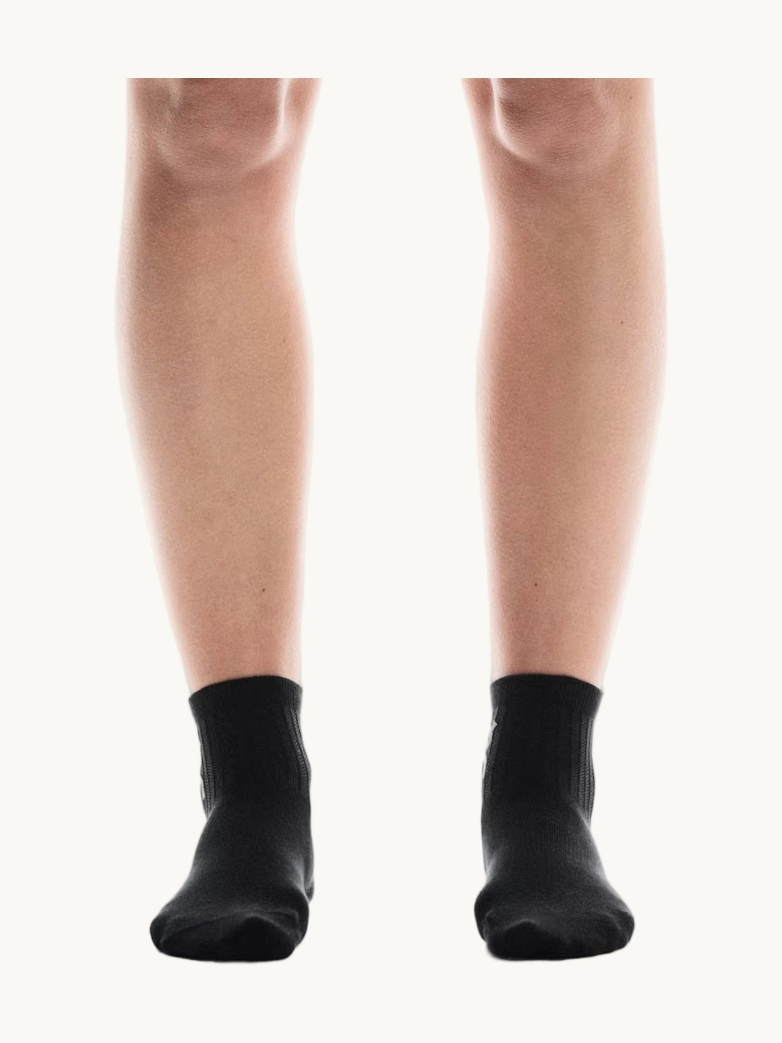 Logo Sock Mid 3P Unisex Black