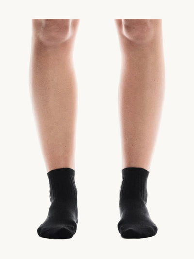 Logo Sock Mid 3P Unisex Black