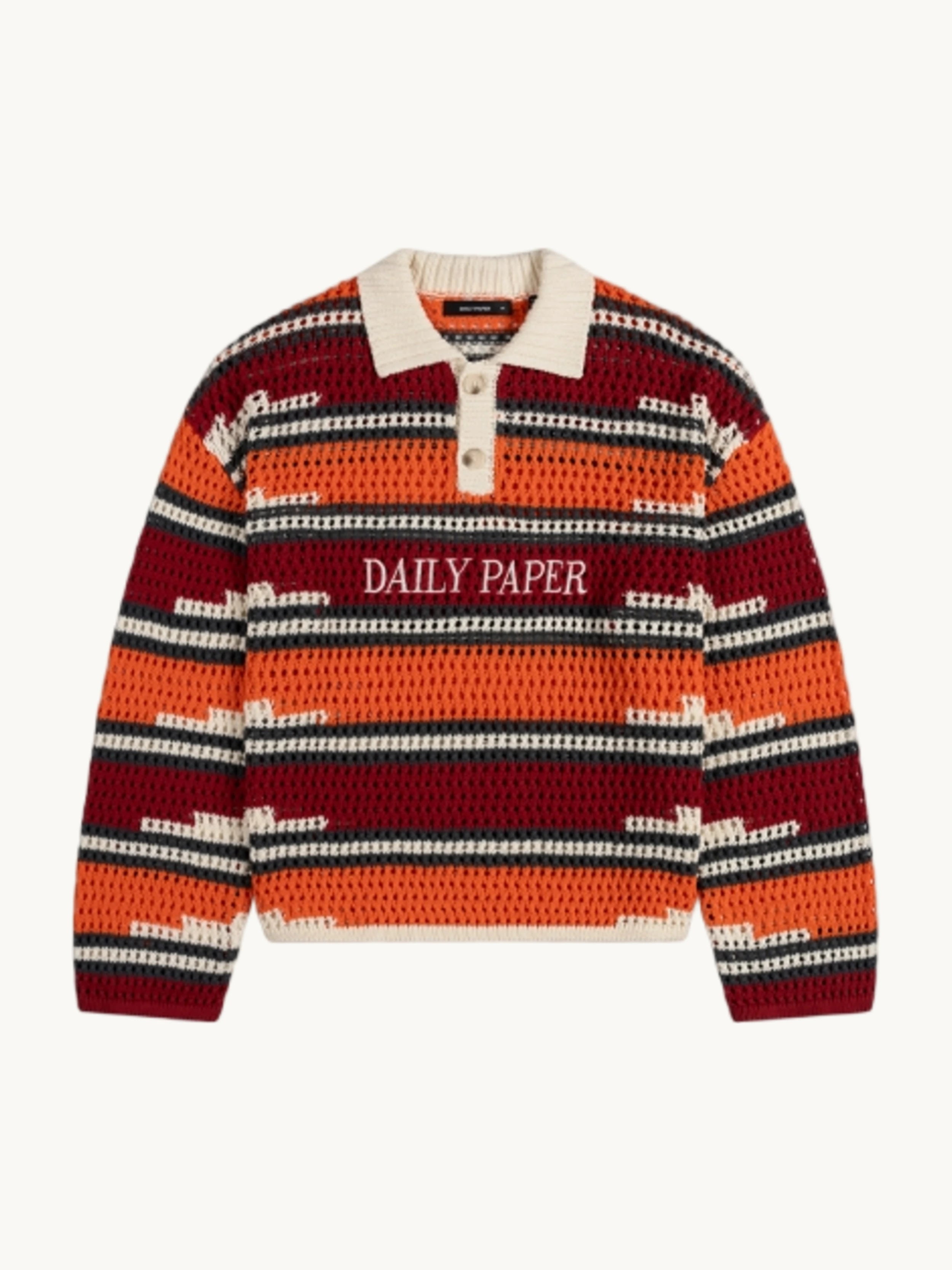Polo en maille Kente