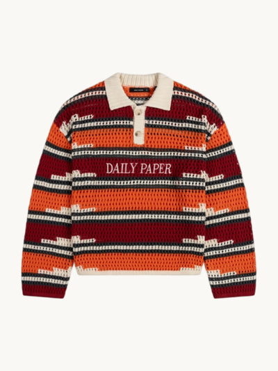 Polo en maille Kente