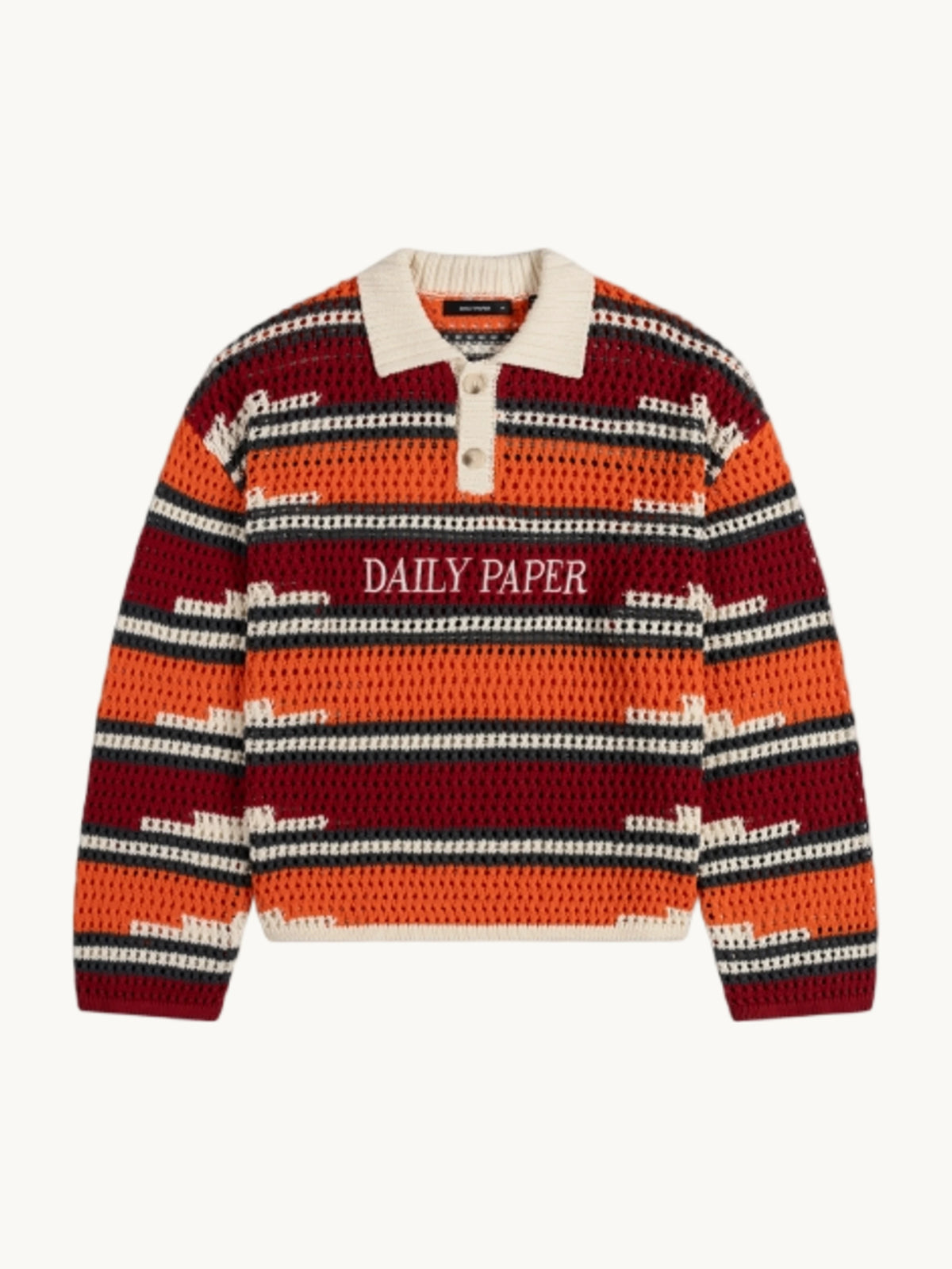 Polo en maille Kente