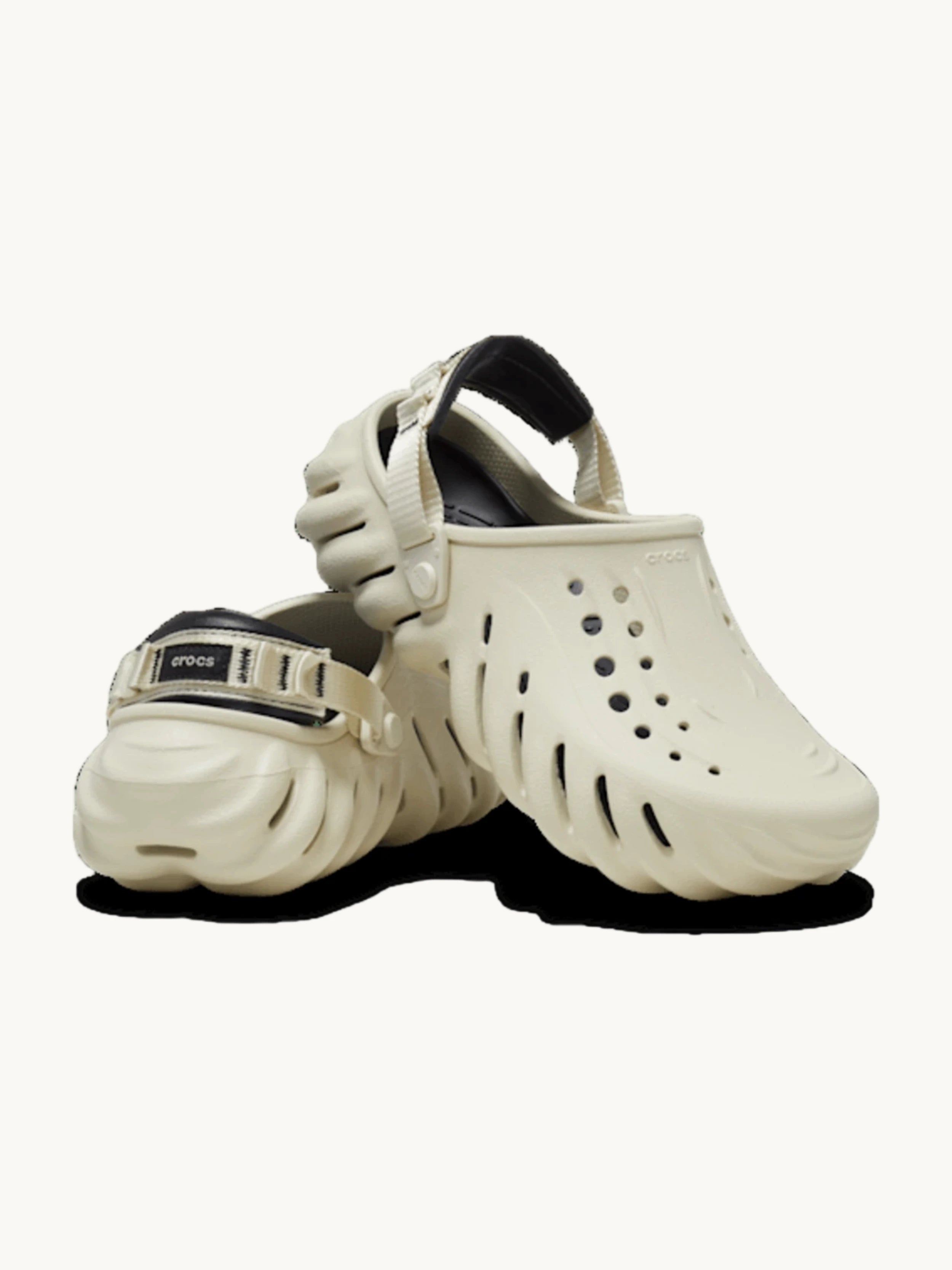 Echo Clog Bone/Black
