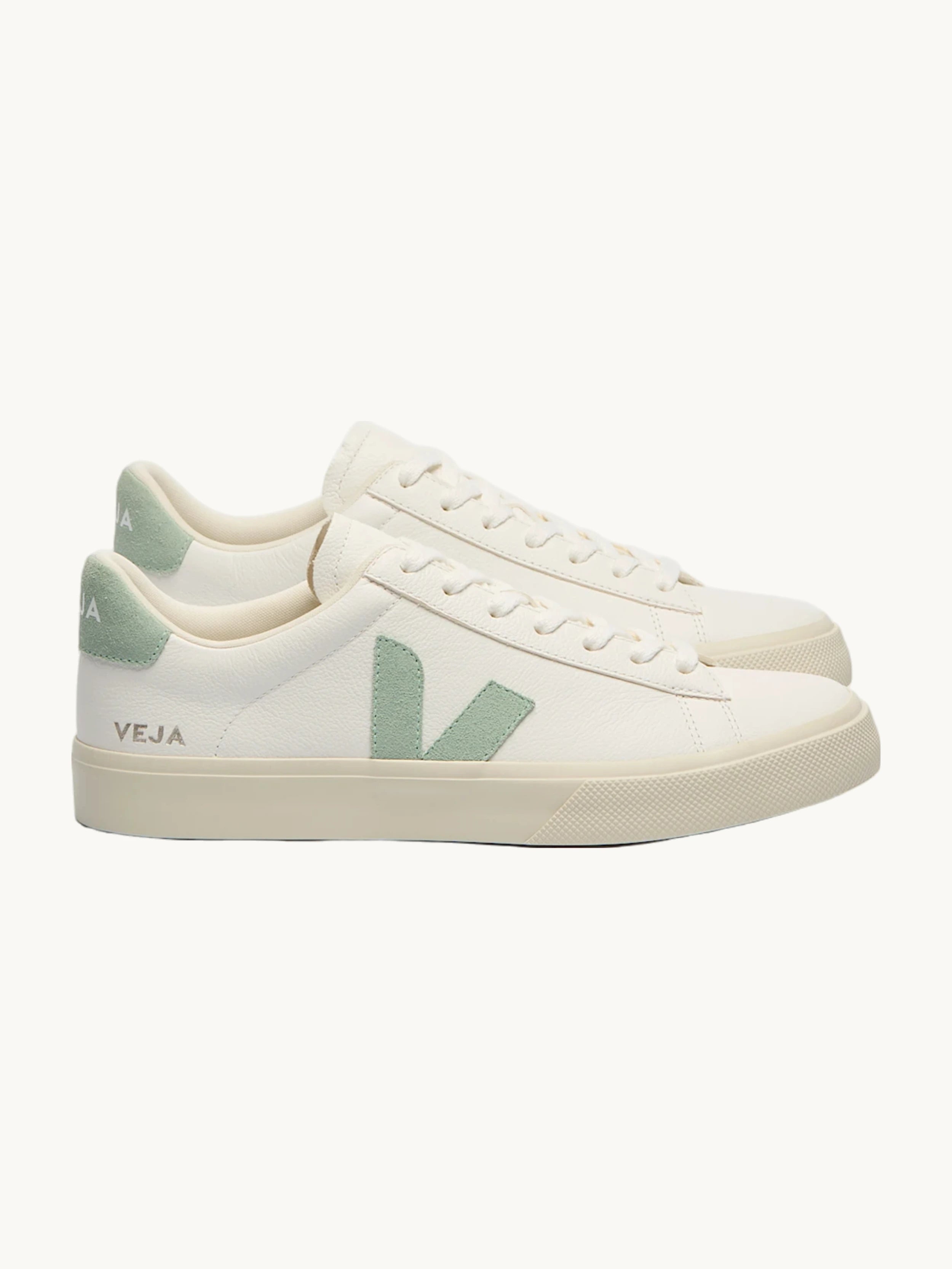Campo Leather White Matcha